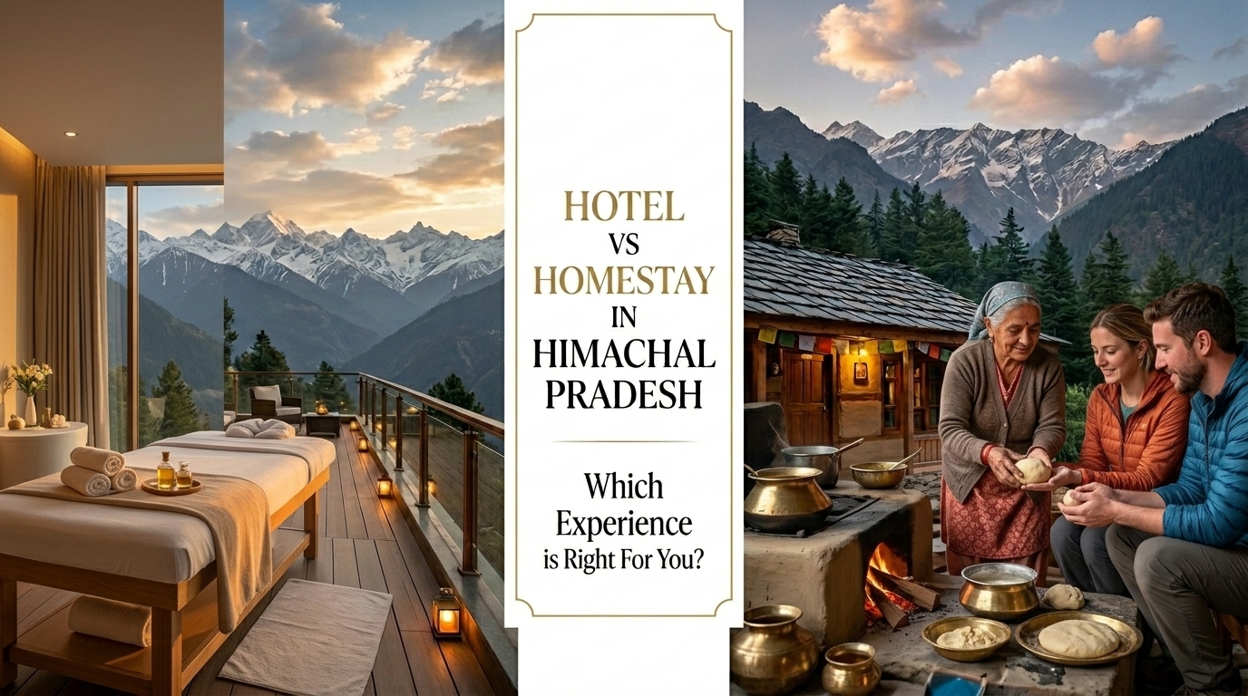 Hotel vs Homestay Himachal